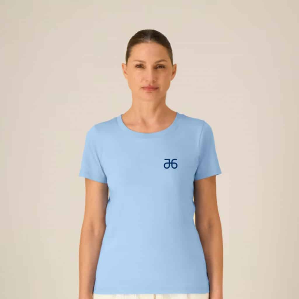T-Shirt, lichtblau, Damen