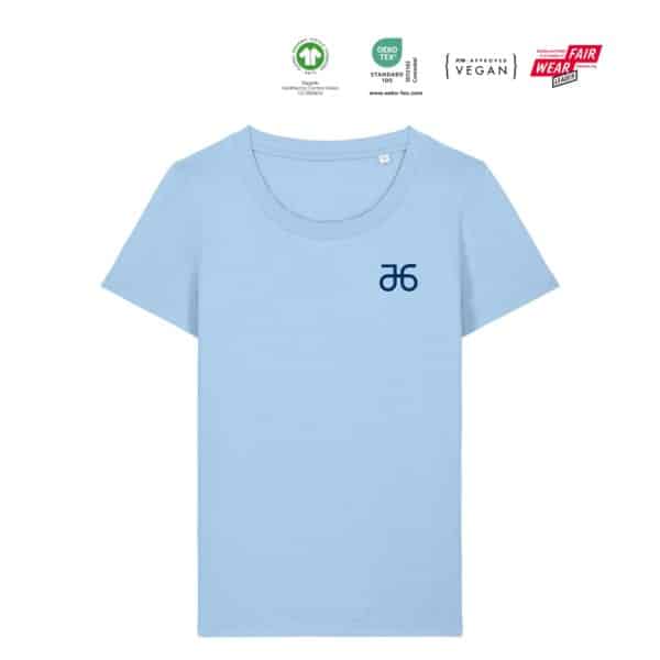 T-Shirt, lichtblau, Damen