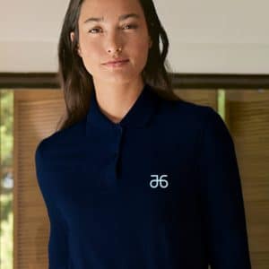 Atruvia Damen Langarm-Poloshirt