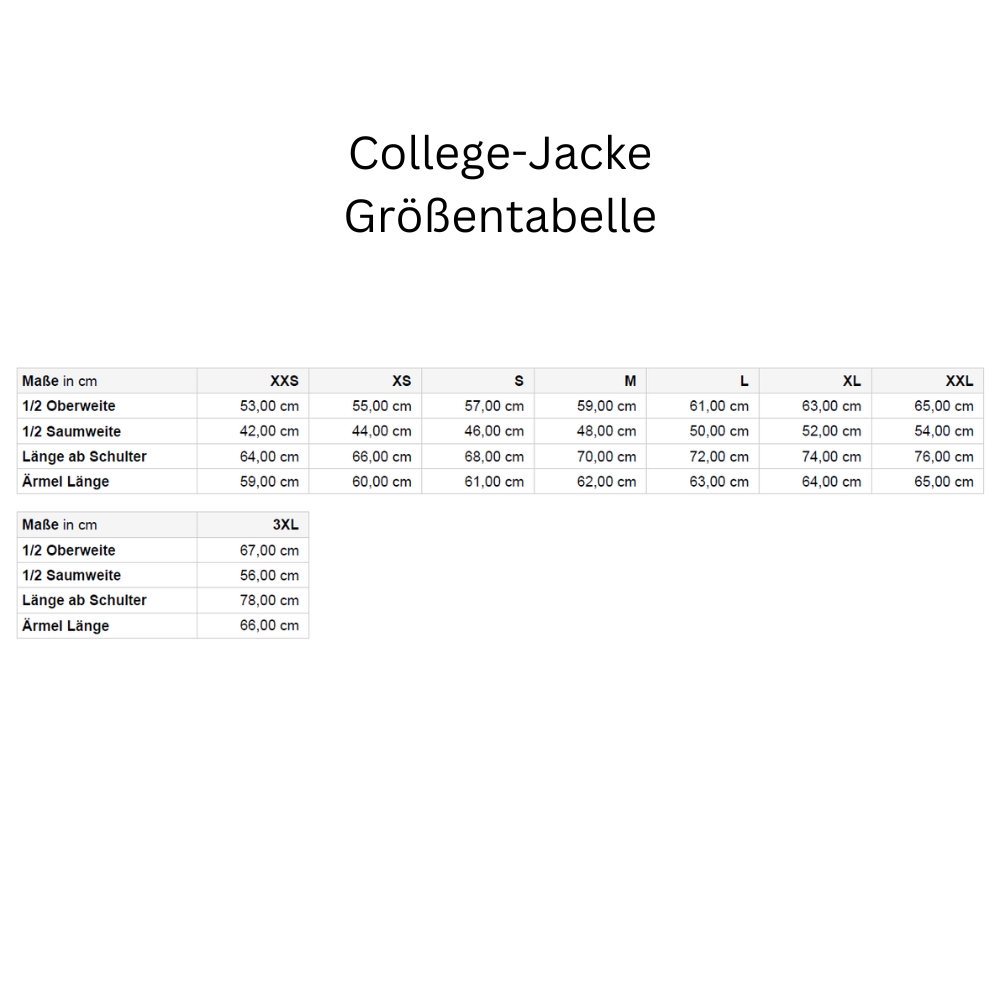 College-Jacke, blau, unisex