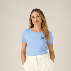 T-Shirt, lichtblau, Damen