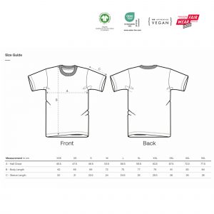 T-Shirt, lichtblau, unisex – Bild 4
