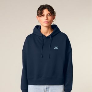 Hoodie, tiefblau, Damen – Bild 2