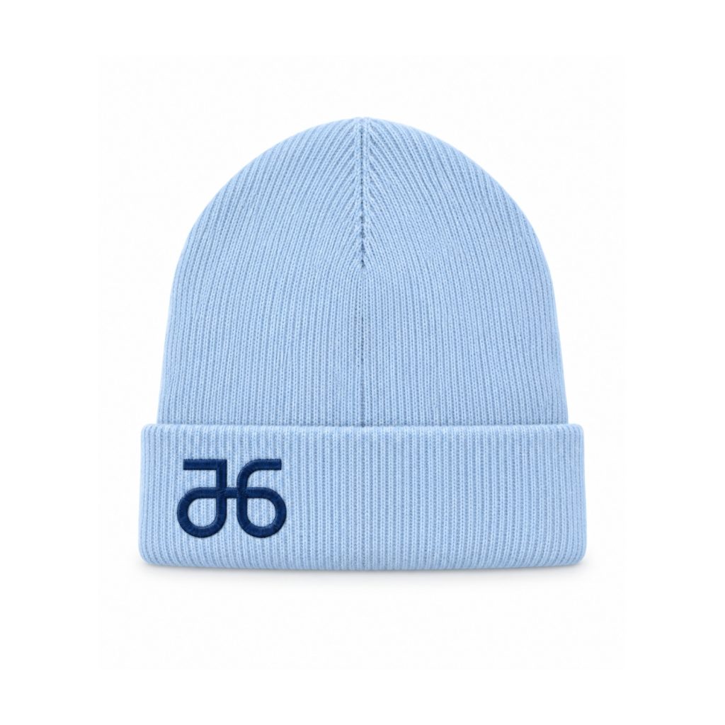 Mütze (Beanie), lichtblau, unisex