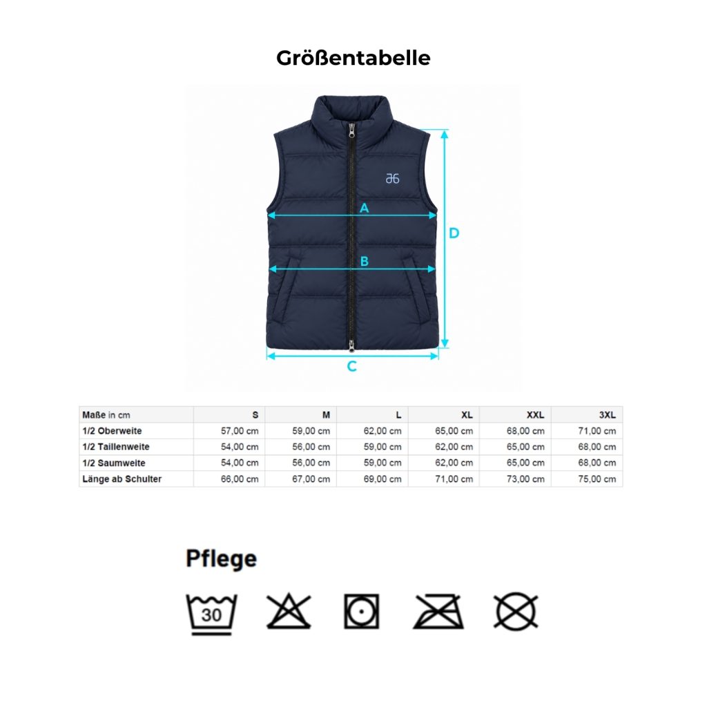 Weste, tiefblau, Herren