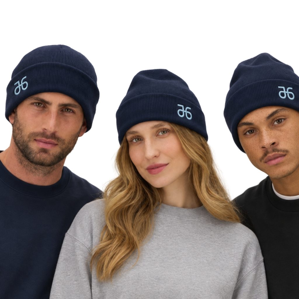 Mütze (Beanie), tiefblau, unisex